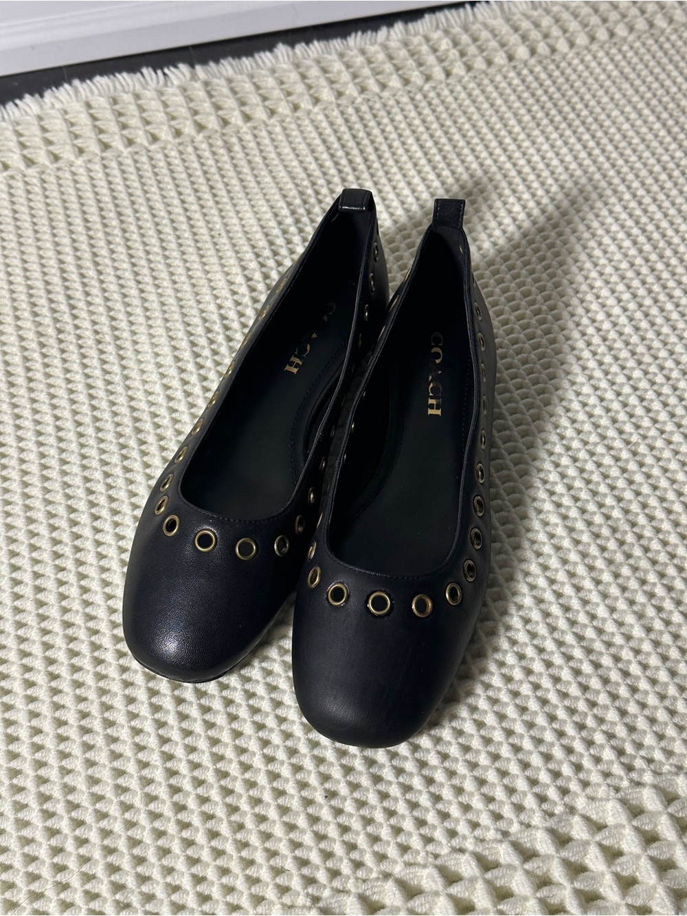 Coach Wendie Ballet Flats with Grommets